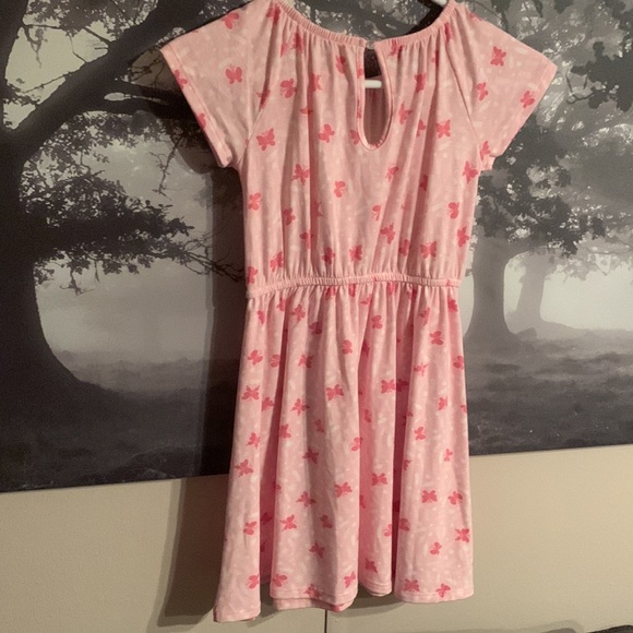 🦋Pink butterfly summer dress 6X - Picture 4 of 8